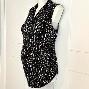 sleeveless maternity top